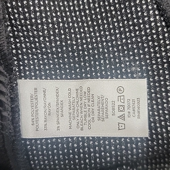 Ann Taylor Black with White Polka-Dot Trousers, Size 10P - Picture 9 of 9